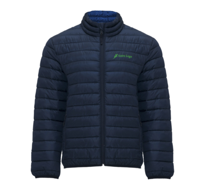 doudoune couleur bleu marine personnalisable