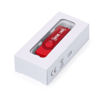 clé USB personnalisable coloré 16 gb couleur rouge 