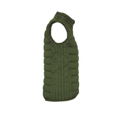 doudoune sans manche personnalisable couleur vert militaire