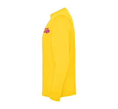 tshirt couleur jaune à manches longues pour enfant