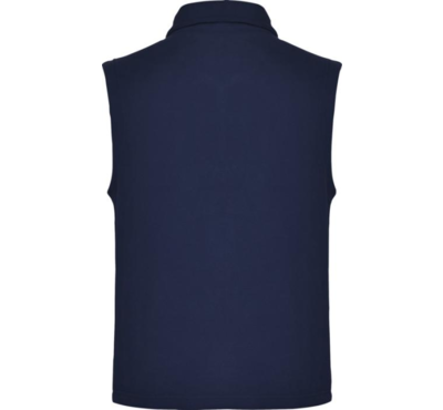 gilet bleu polaire personnalisable unisexe