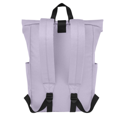 sac à dos couleur lilas de dos