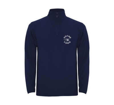 veste en polaire personnalisable bleu marine