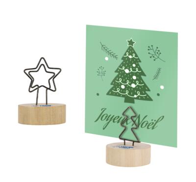 clip forme de noel personnalisable