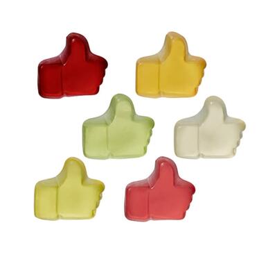 gomme de fruit pouce bonbon