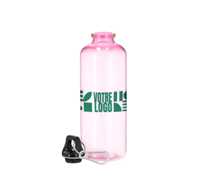 bouteille d'eau RPET 650ml rose