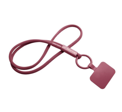 tour de cou porte telephone couleur bordeaux