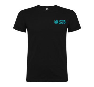 tshirt couleur noir personnalisable