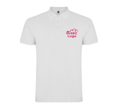 polo couleur blanc pour enfant 