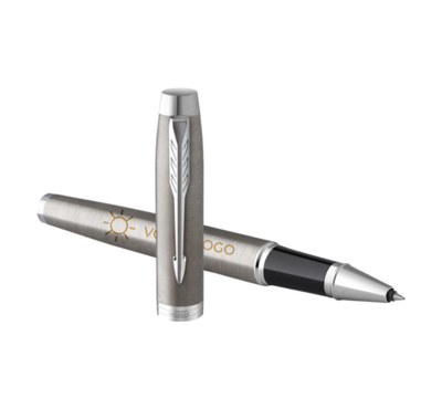 stylo logoté personnalisable argent