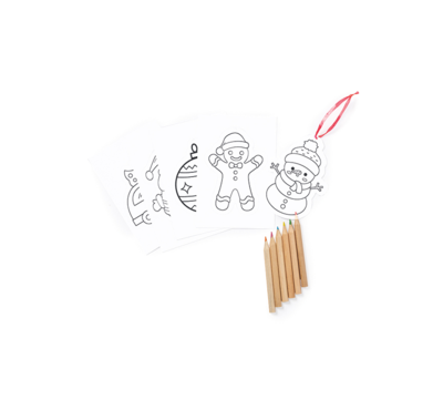 set de coloriage publicitaire