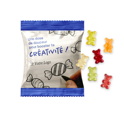 gomme de fruit ourson personnalisable