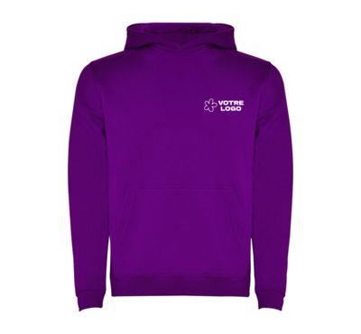 pull violet pour enfant