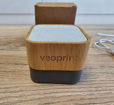 Enceinte personnalisée et écologique