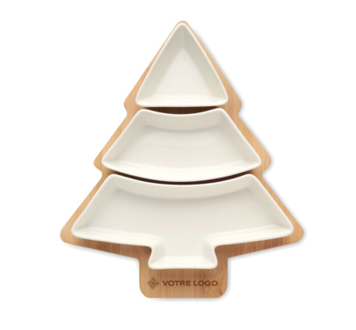 Set apéro en forme de sapin pour les fêtes de Noël