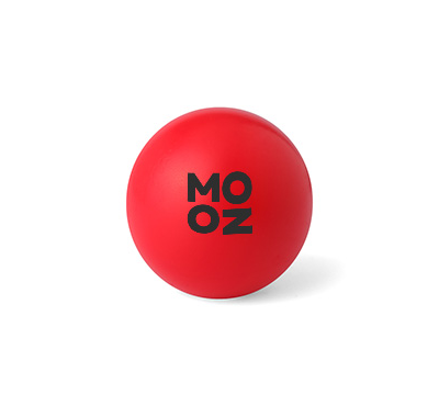 Balle antistress rouge