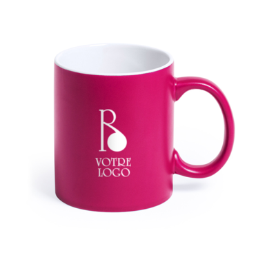 mug logoté 350ml rose