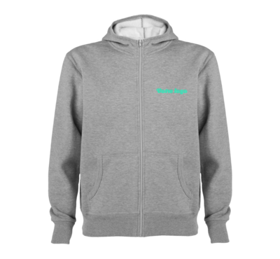 sweat zippé à capuche montblanc gris