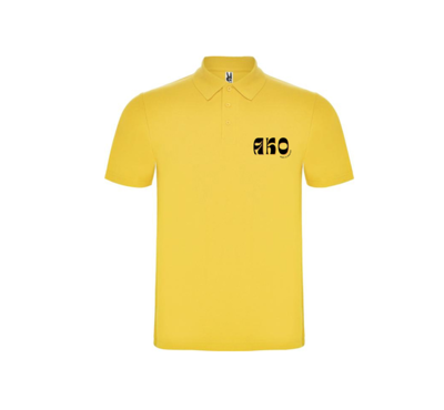 Polo unisexe jaune
