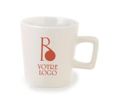 mug en céramique 300 ml couleur naturel