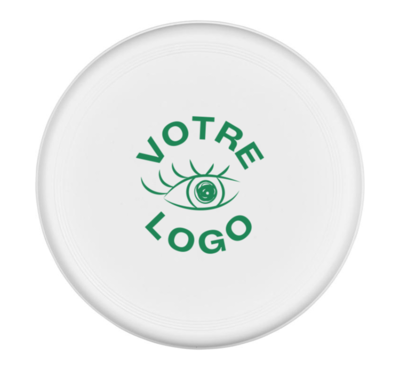 frisbee couleur blanc publicitaire