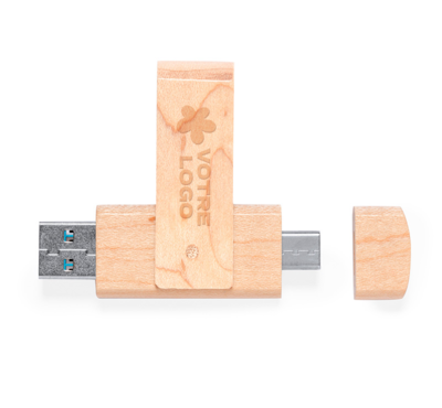 clé usb type B et usb type C personnalisable