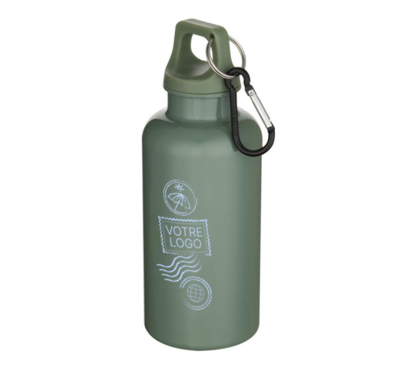 bouteille d'eau couleur vert personnalisable