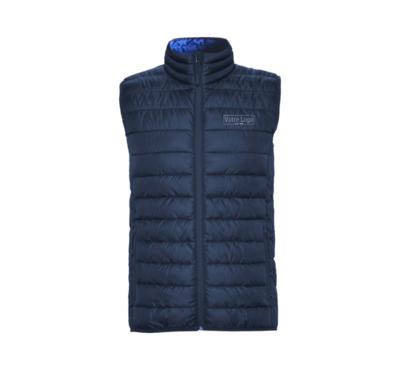 doudoune sans manche pour homme bleu marine