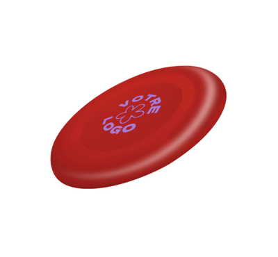 frisbee rouge personnalisable 