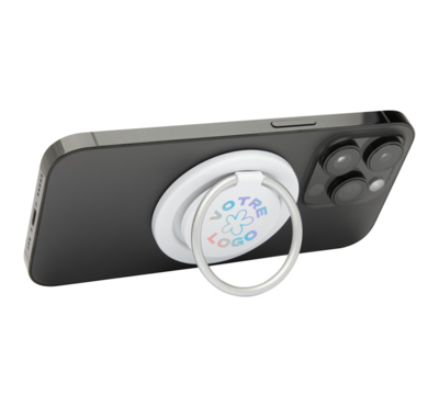 support de telephone blanc personnalisable