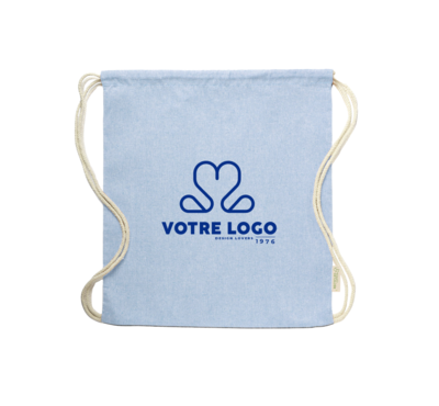 sac à dos bleu clair personnalisable