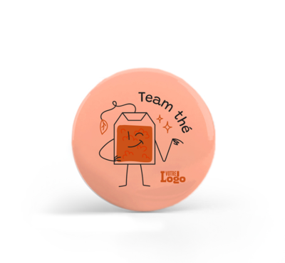 badge aimante 3,8 cm de diamètre personnalisable