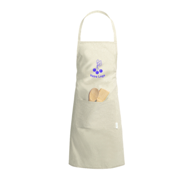 tablier de cuisine beige