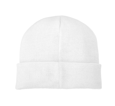 bonnet blanc avec patch 
