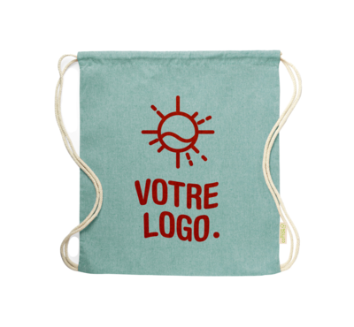 sac à dos vert logoté