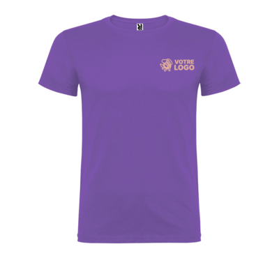 tshirt violet personnalisable 
