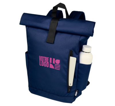 sac à dos 18L en rpet personnalisable couleur bleu marine