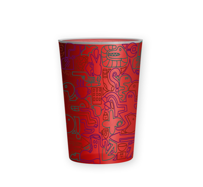 eco cup couleur rouge personnalisable