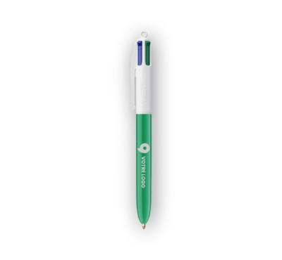 Stylo BIC vert 4 couleurs