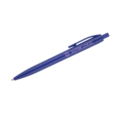 stylo bleu personnalisable