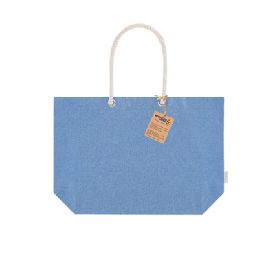 sac de plage personnalisable bleu 