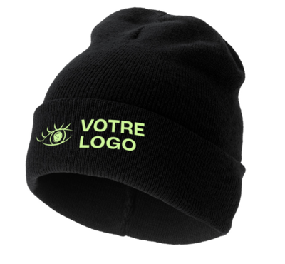 bonnet personnalisable couleur noir