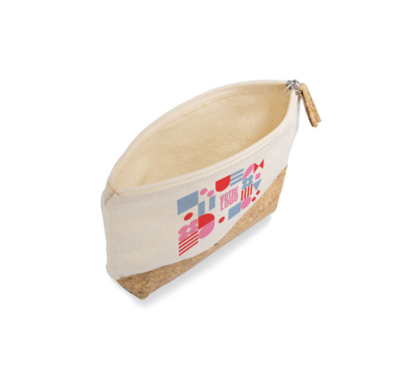 pochette à cosmétique en liège 