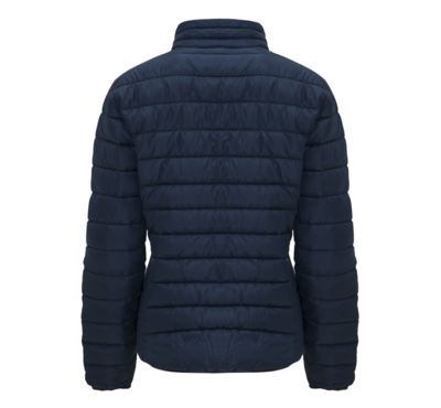 doudoune finland femme bleu logotée