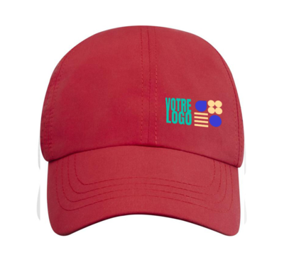 casquette de sport couleur rouge personnalisale
