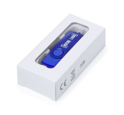 clé usb personnalisable coloré 16 gb couleur bleu