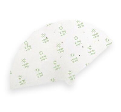 eventail papier graines de dos