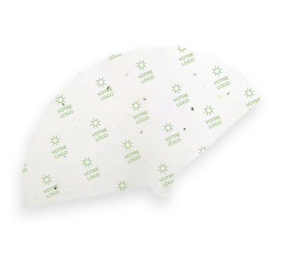 eventail papier graines de dos