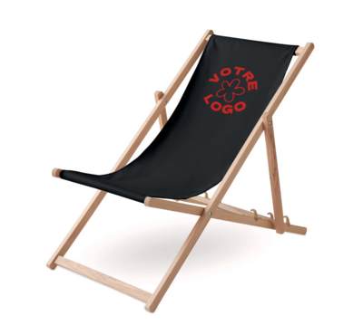 chaise longue couleur noir personnalisable