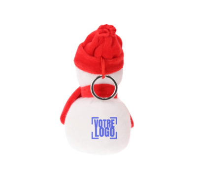 porte clé bonhomme de neige publicitaire